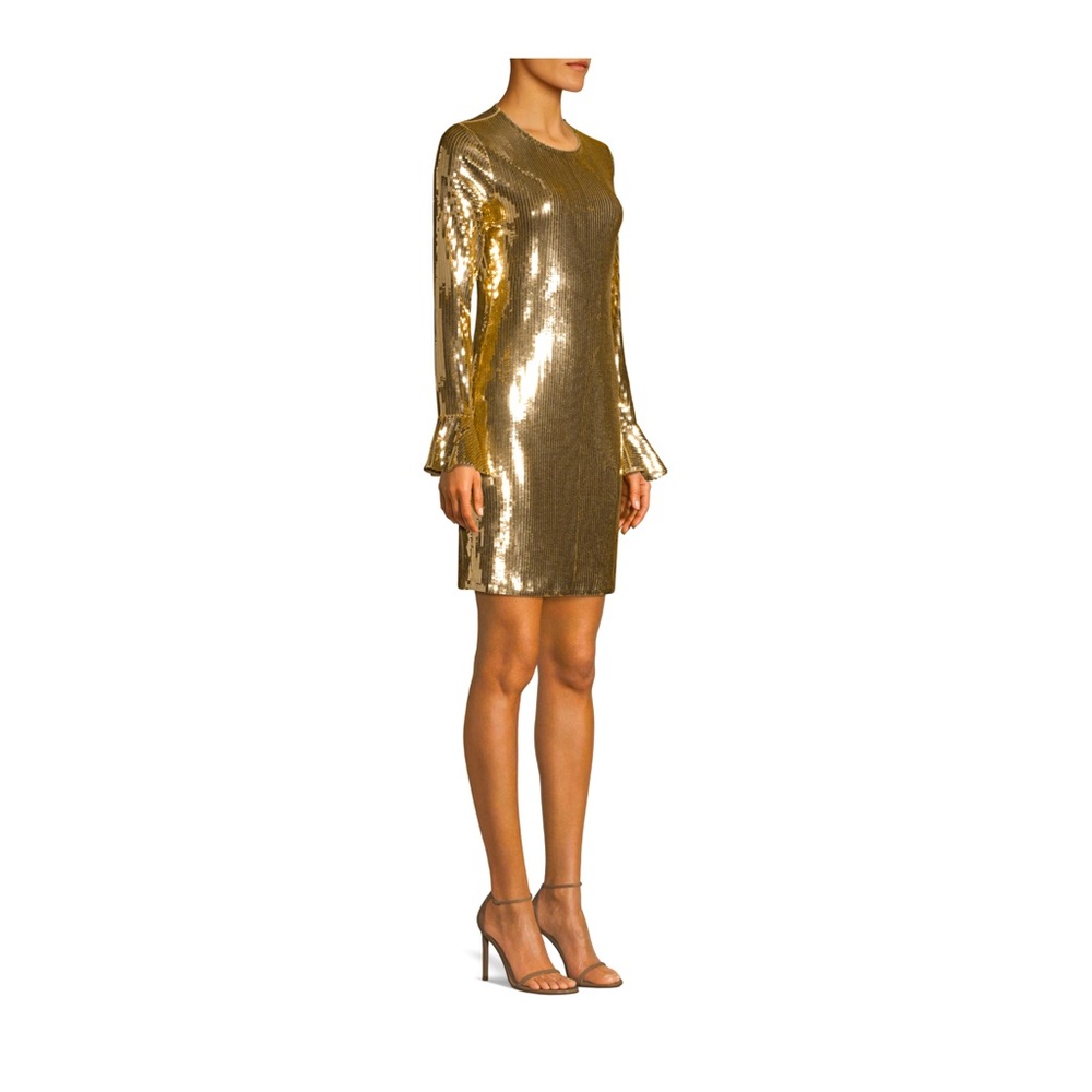 MICHAEL Michael Kors Sequin Bell Sleeve Mini Dress